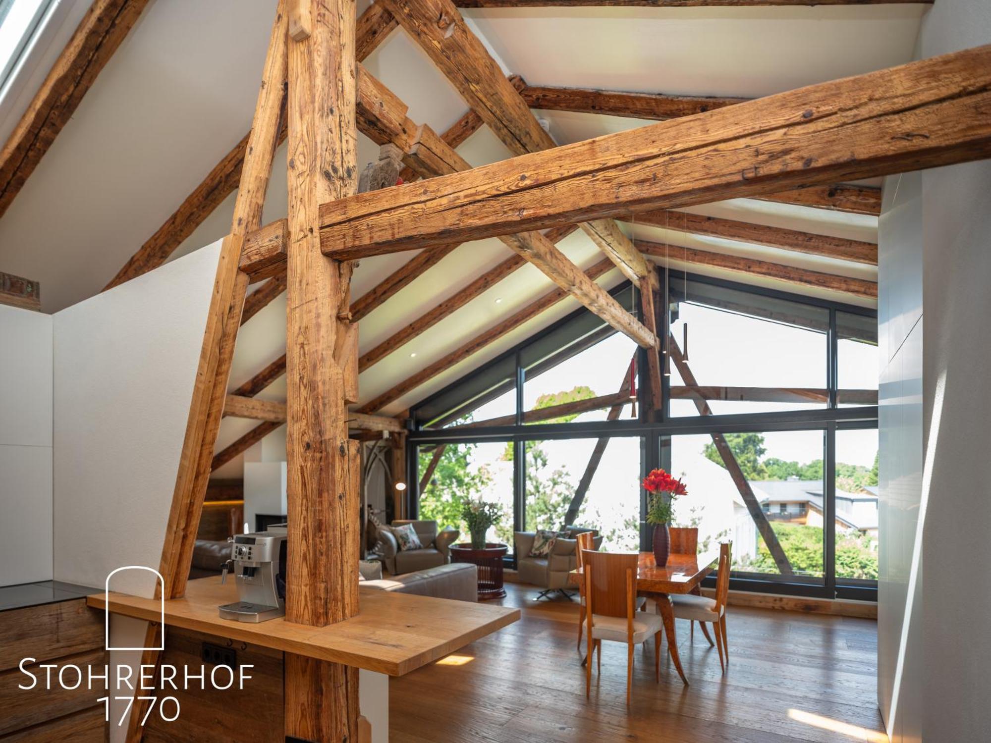 5 Sterne Penthouse-Loft Gut Stohrerhof Bis 4 Personen Dießen am Ammersee 外观 照片